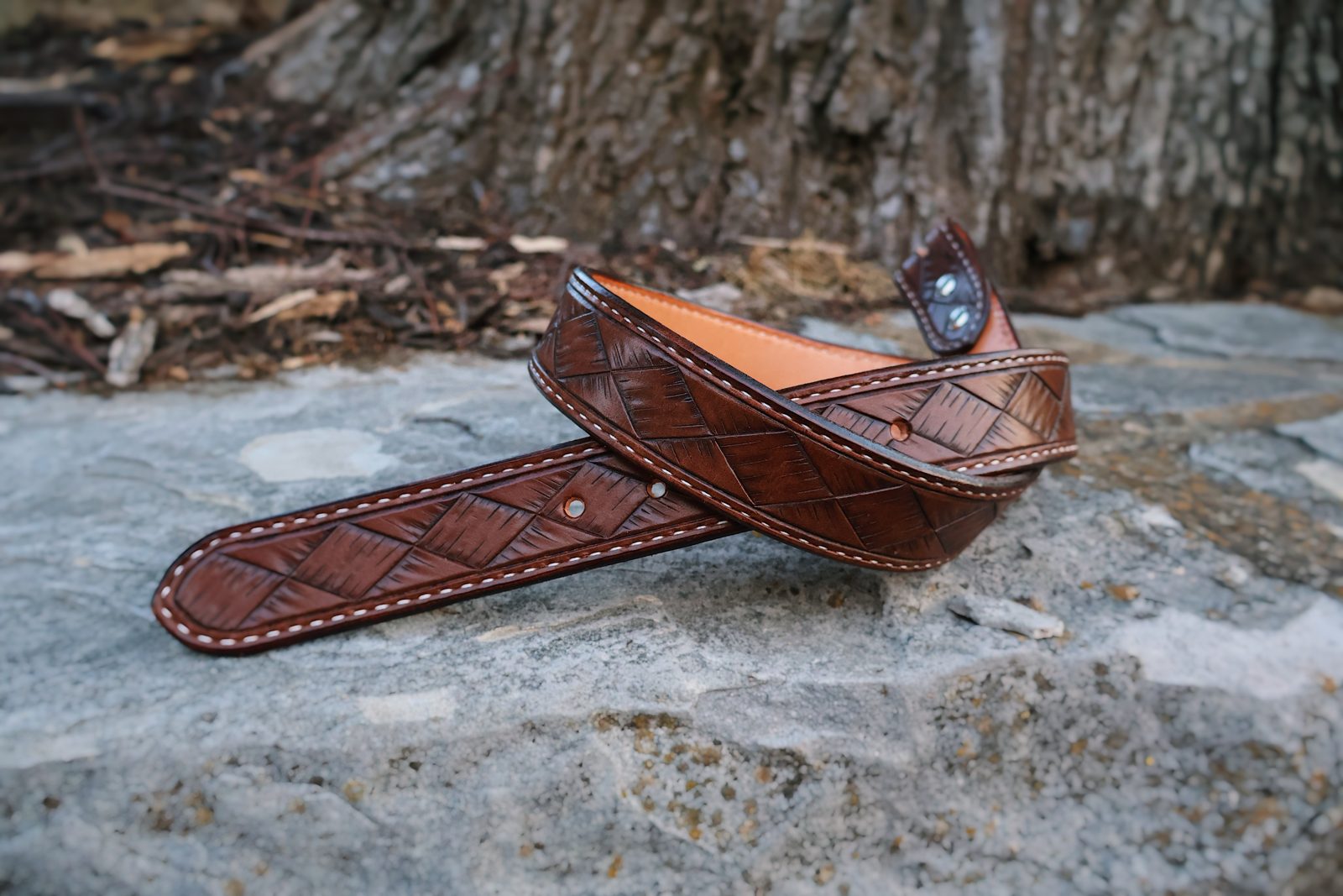 Geometric Tooled Belt